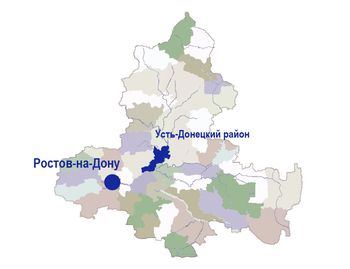 Донецк ростовская карта